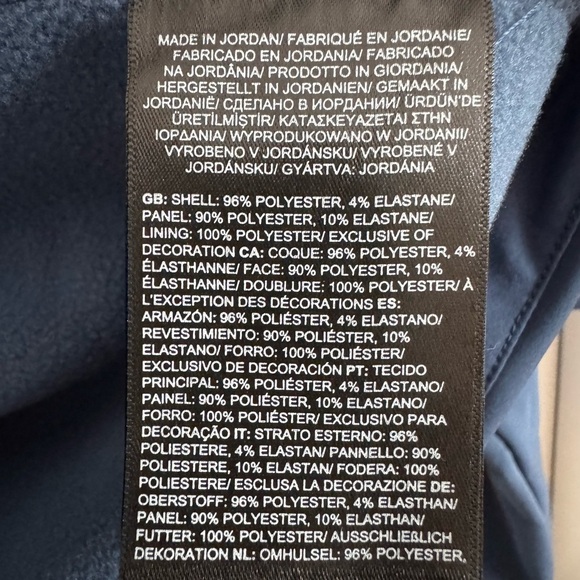 New The North Face Apex Bionic 3 Soft Shell Jacket Shady Blue Windproof Fleece S - Picture 8 of 8